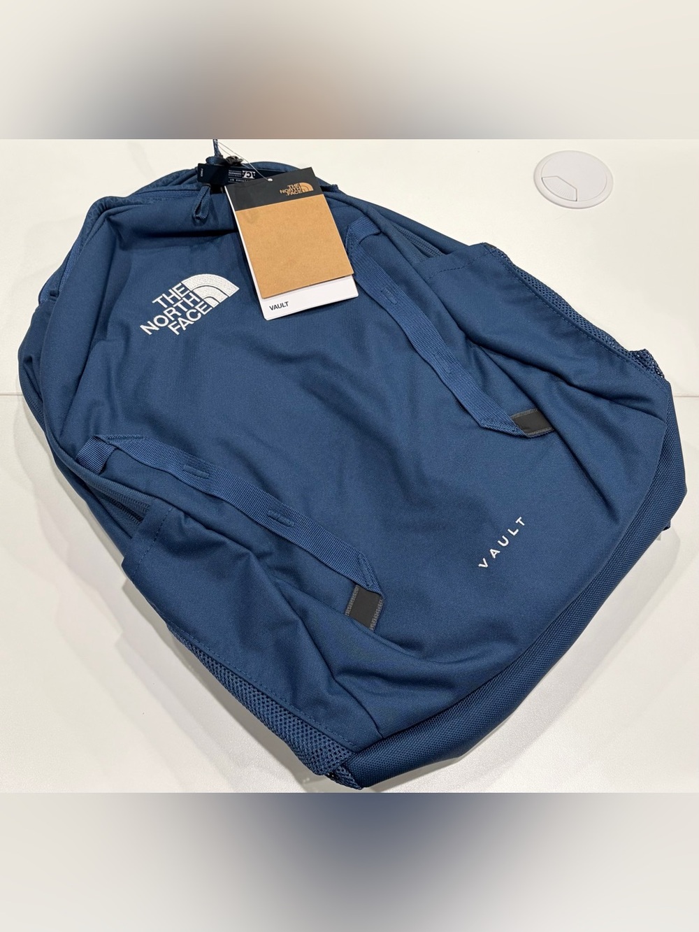 The North Face Adult Vault Backpack Campus Blue Grey NWT Padded Panel Laptop